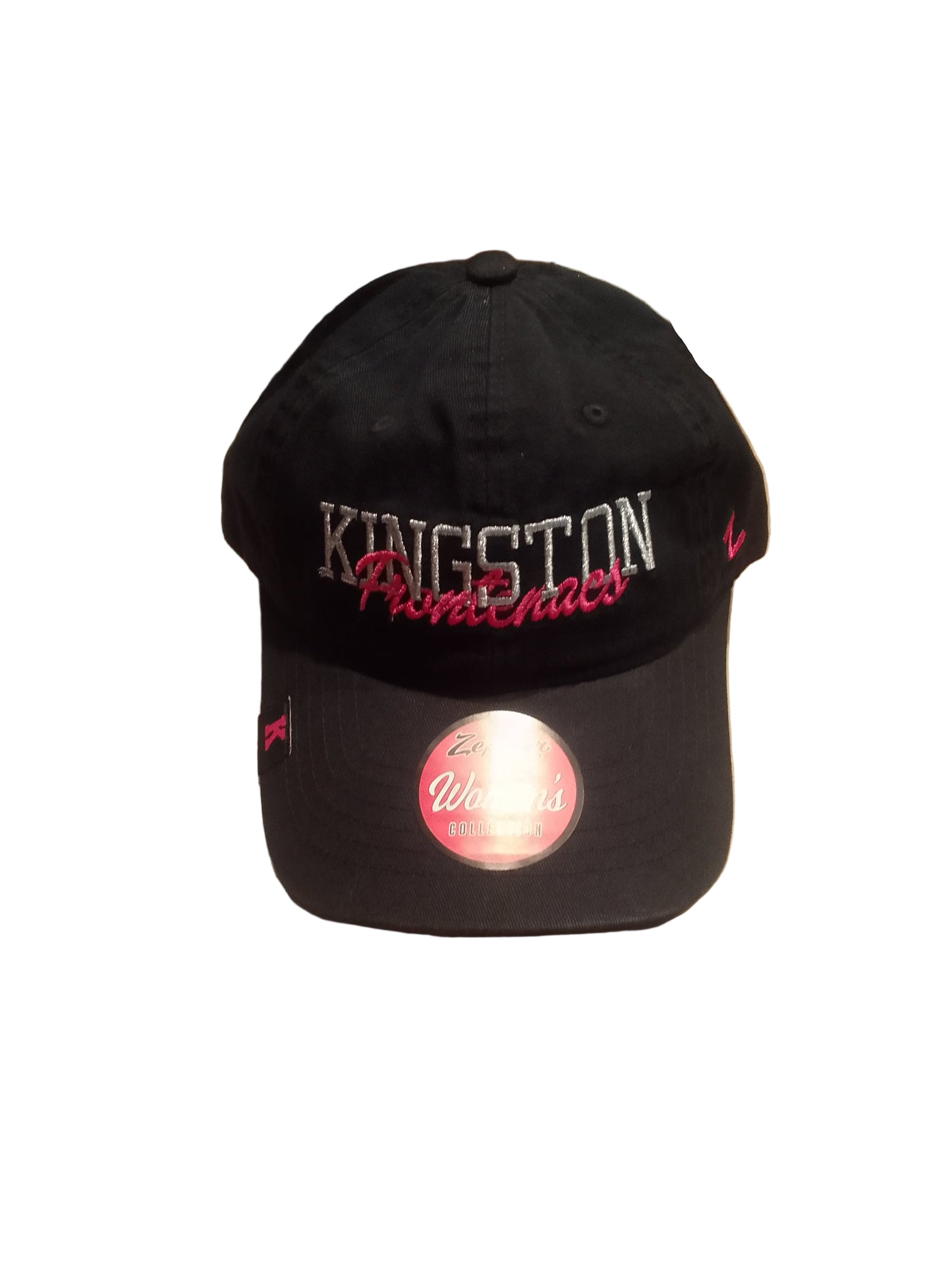 Adult- Women's Black, Pink and Silver Hat