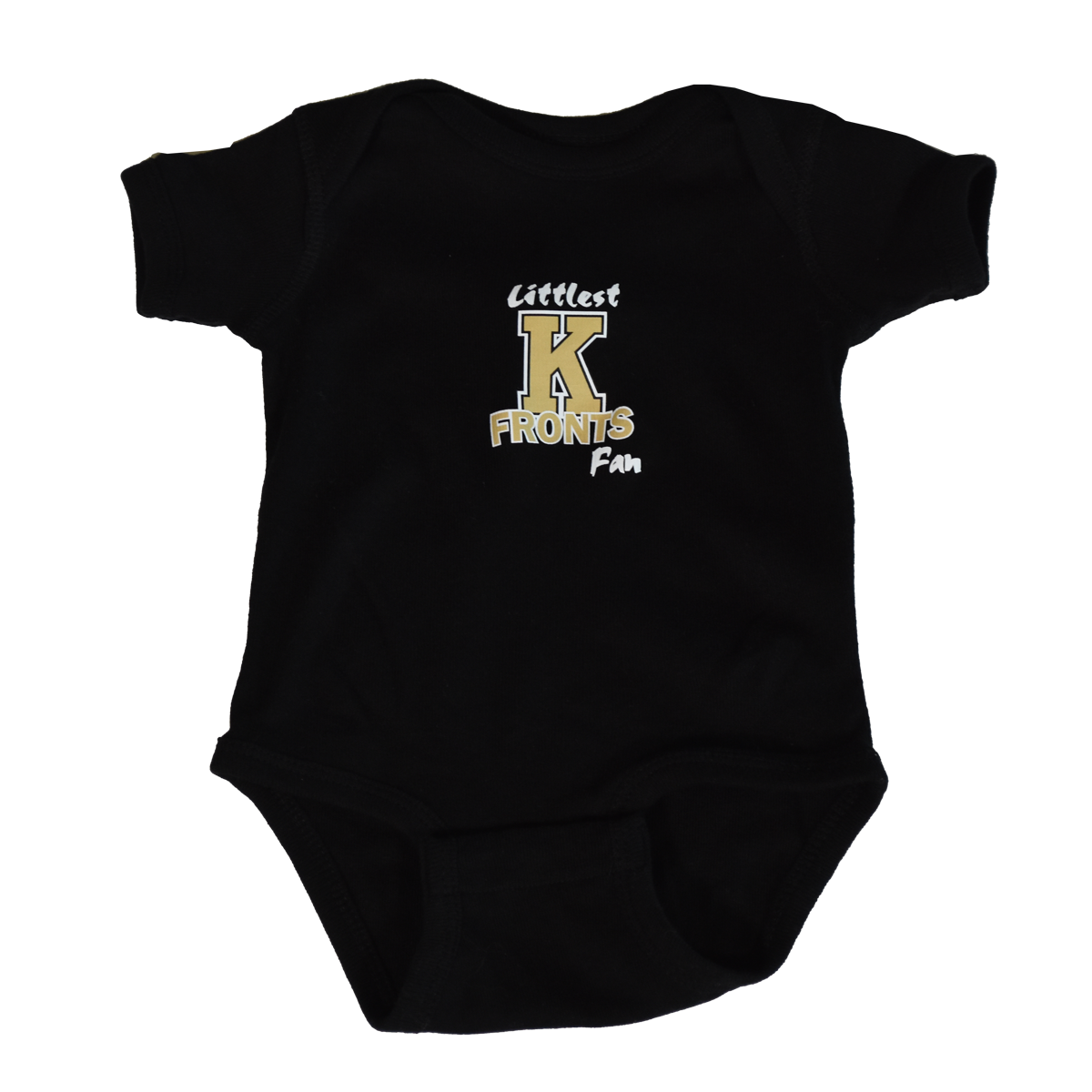 Infant Black- One Piece With Gold K