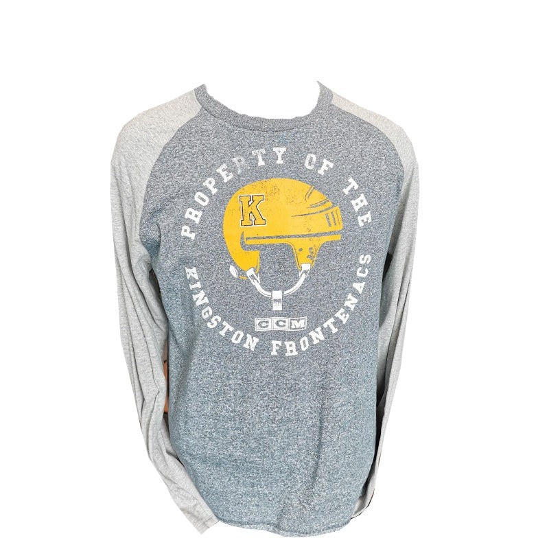 Adult- CCM Men's Property of the Kingston Frontenacs Long Sleeve