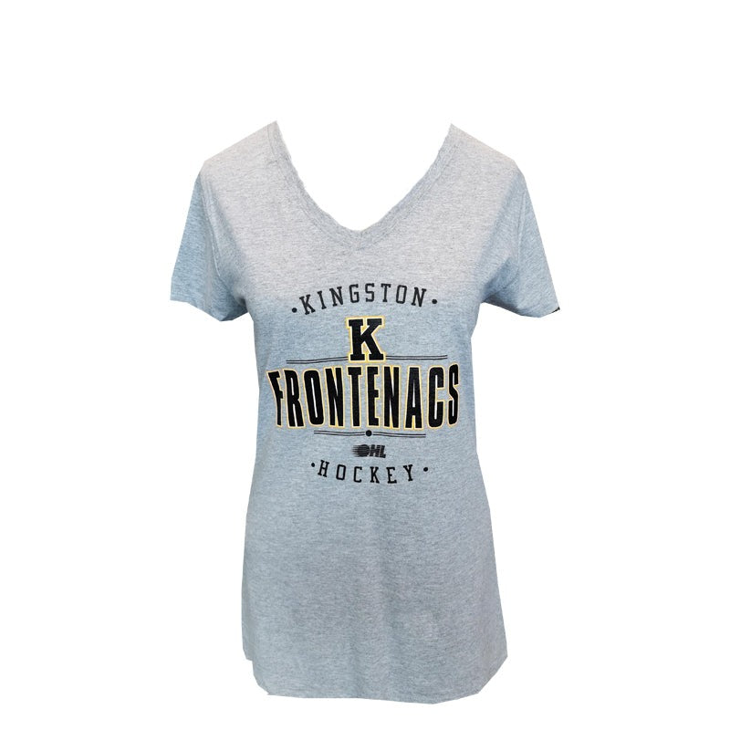Women's Kingston Frontenacs V-neck T-shirt