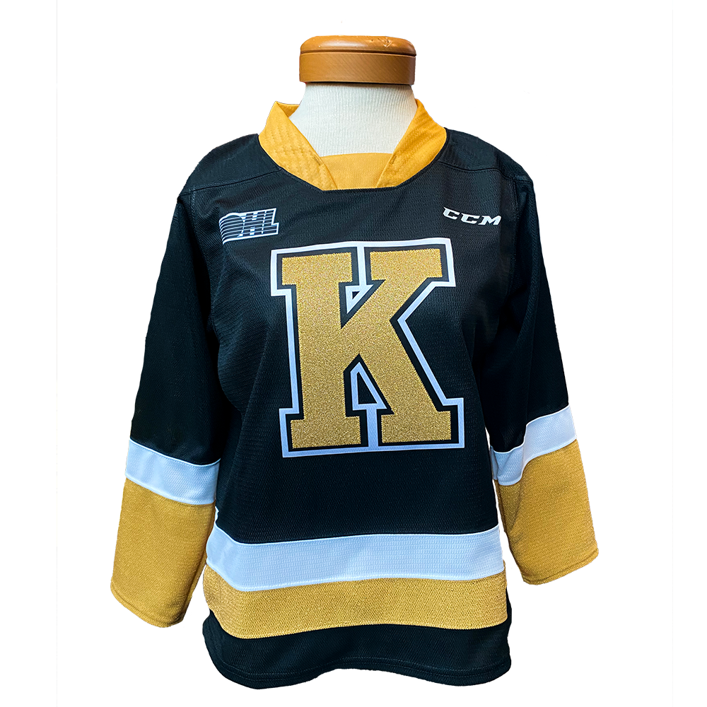 Gold hockey jersey sales