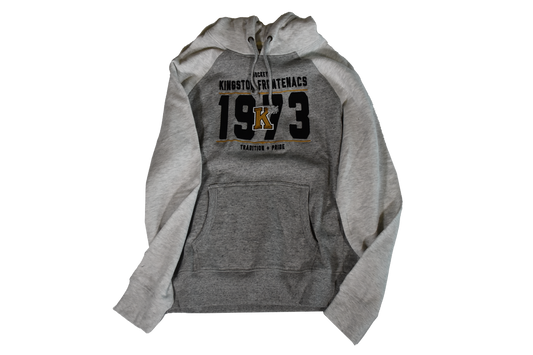 Campus Crew Two Tone Grey Hoodie