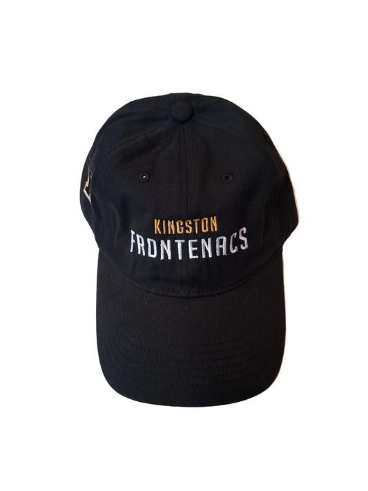 Adult- Gold and white writing with K on the right side