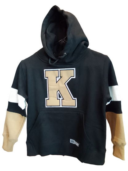 Youth- Black, Gold and White Bardown Hoodie