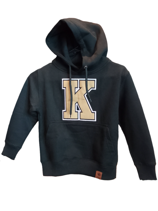 Youth- Black with Gold K Bardown Hoodie