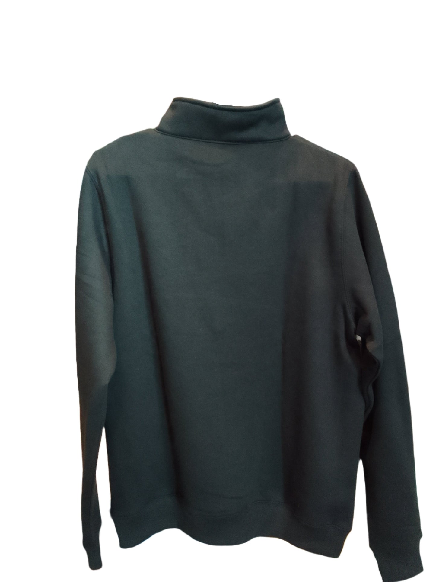 Adult- 1/4 Zip Black with Gold K Bardown Sweater