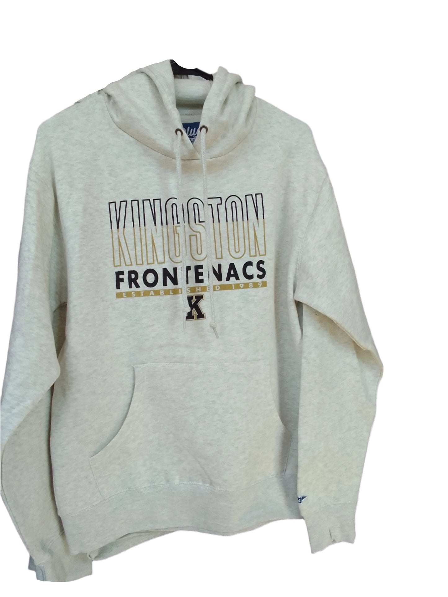 Adult- Light Grey Frontenacs Hoodie