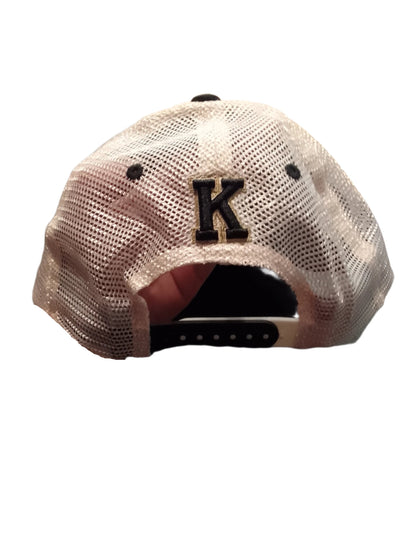 Black and Gold Mesh Hat