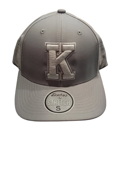 Grey Hat with White K