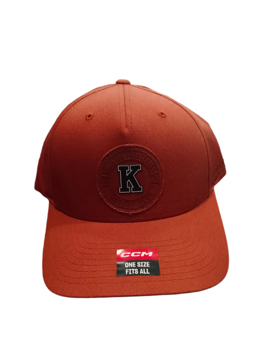 CCM- Orange with Black K hat