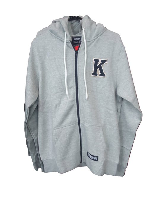 Adult- Grey Full Zip Hoodie