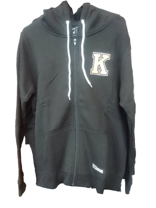 Adult- Black Full Zip Hoodie