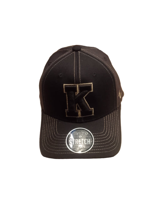 Adult- Black K with Gold outline Hat