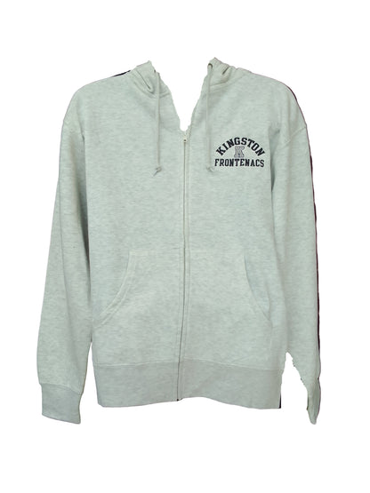 Adult- Oatmeal Kingston Frontenacs Full Zip Hoodie