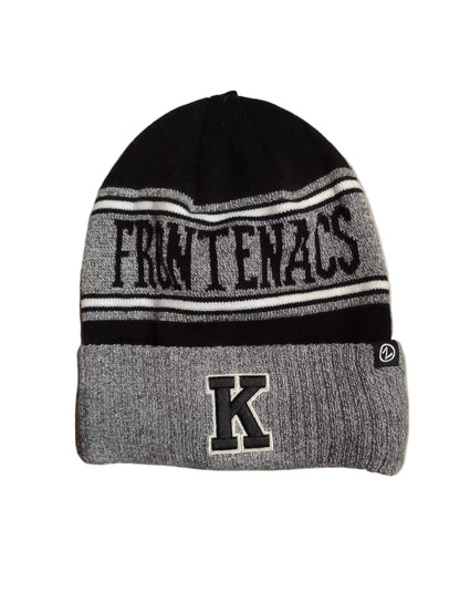 Kingston Frontenacs Grey, White and Black K Toque