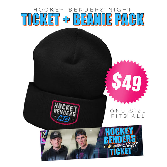 Hockey Benders Night - Ticket + Beanie Pack