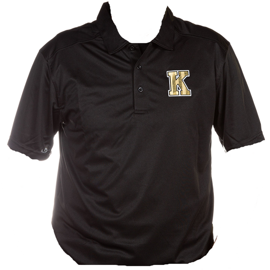 Black Polo with Gold K