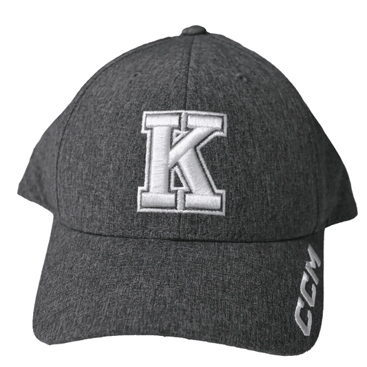 CCM Kington Frontenacs White 'K' Grey Hat