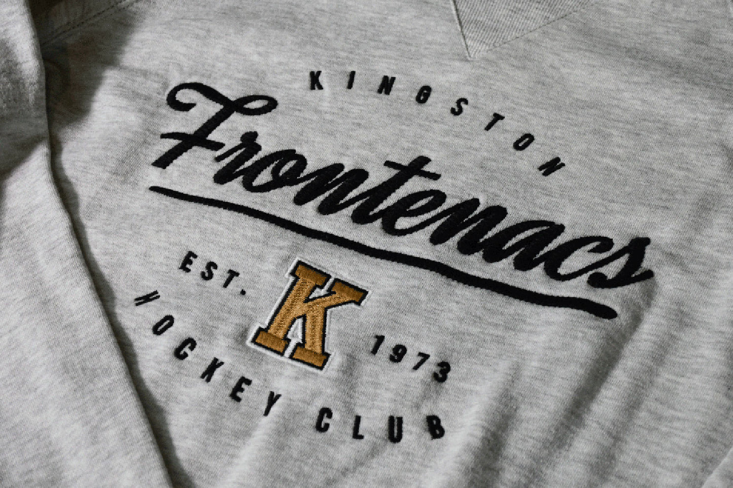 Campus Crew Kingston Frontenacs Wordmark Fleece Sweatshirt